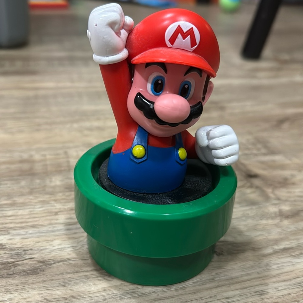 Super Mario bluetooth speaker rechargeable via usb for $30 good as new.
